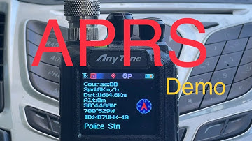 Anytone 878 Aprs demo!