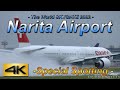 【4K60p】Rainy PLANE SPOTTING at Narita Airport Japan July 3, 2021