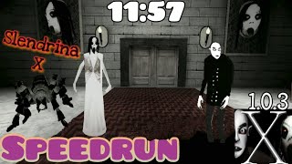 Slendrina X - V 1.0.3, speedrun (11:57), full gameplay in easy mode