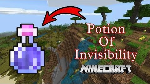 Minecraft - How To Make Potion Of Invisibility In Minecraft 1.17 | Minecraft Tutorial