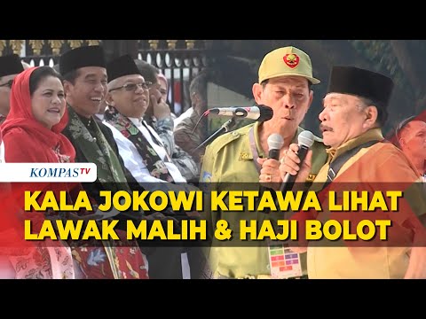 [FULL] Momen Presiden Jokowi Tertawa Lihat Lawakan Haji Bolot dan Malih di Acara Istana Berkebaya