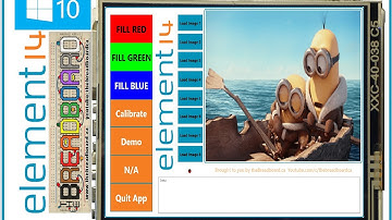 Raspberry PI 2, Colour LCD and Touch Panel