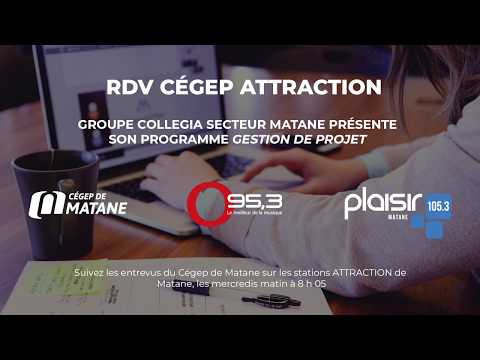 RDV CÉGEP ATTRACTION - Collegia secteur Matane présente son programme Gestion de projet