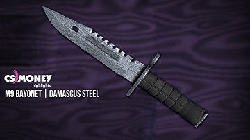 CS:GO | M9 Bayonet - Damascus Steel