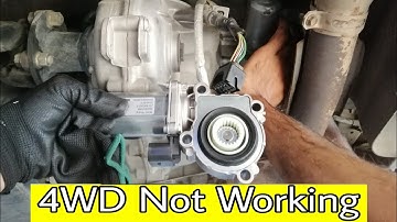 4WD light on with dtc p1817 shift actuator/ problem solve