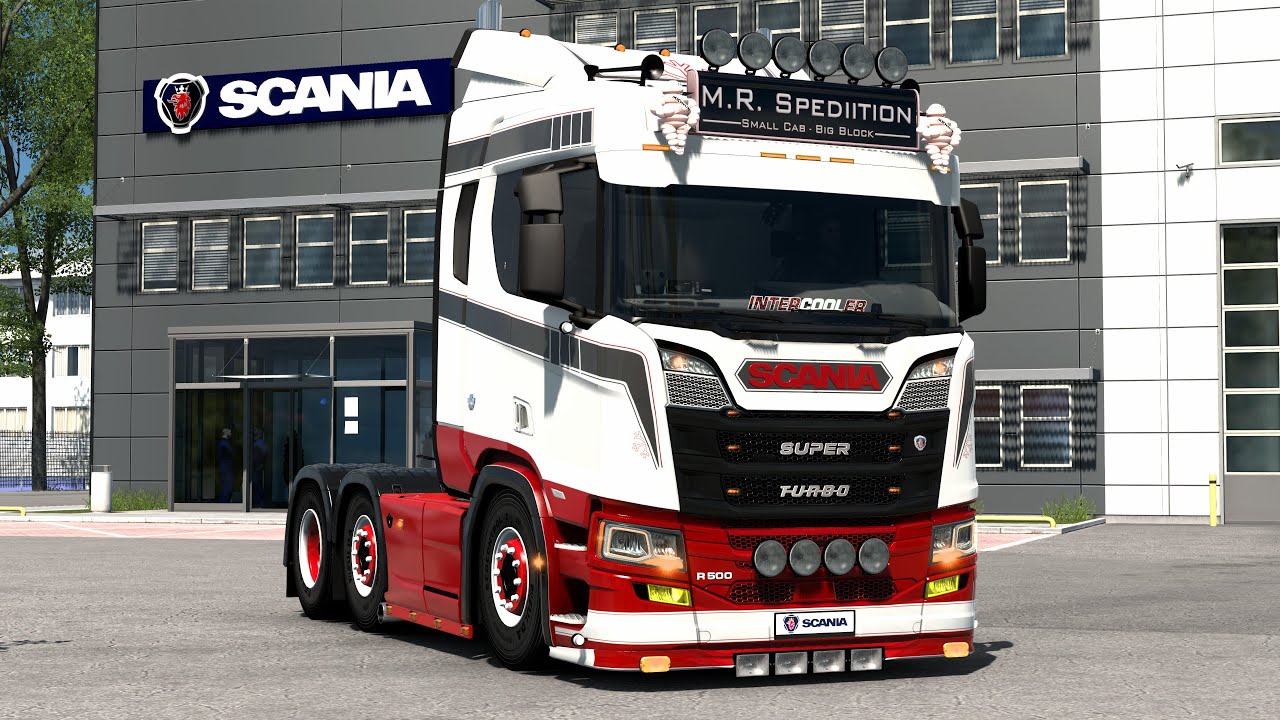 Scania Add-on Pack NL-FR R500 Tuning Pack+Sound+Changeable Skin ...