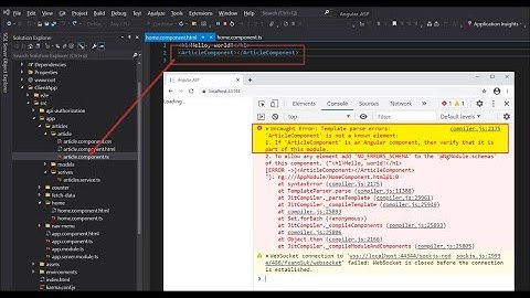✅ Solved Angular Uncaught Error: Template parse errors: : 