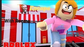 Playing escape KFC/Roblox screenshot 5