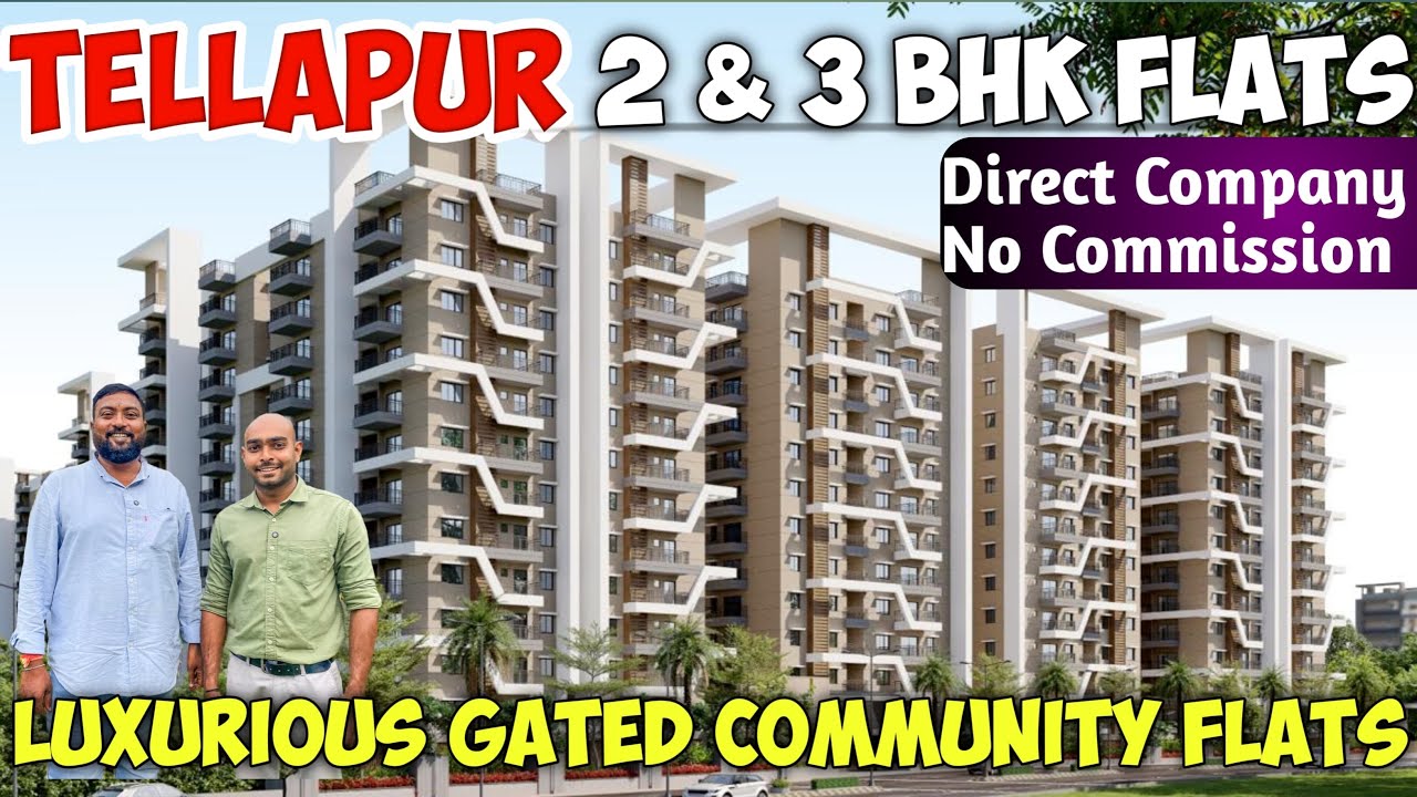 @TELLAPUR LUXURIOUS Gated Community 2&3 BHK FLATS | Gated Community Flats for sale in Hyderabad