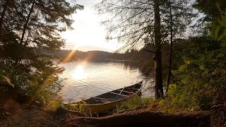 Relaxing LoFi Work/Study Background Music - Peaceful Sunset at Pog Lake (Algonquin Park - Canada)