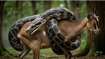 Safe Rescue : Rescue Mother Goat from Giant Python Attack