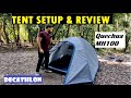 How to Setup a camping tent | Decathlon Quechua MH100 3person tent | Tent setup and review | English