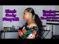 Sleek Curly Ponytail | Crochet Method Under $10 | Protective Style