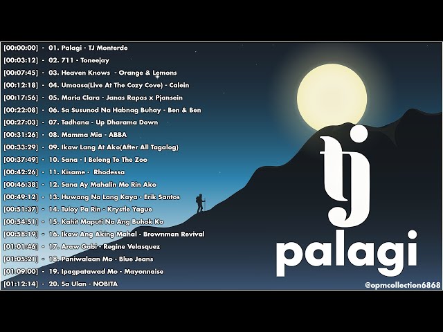 Palagi - TJ Monterde | Best OPM Tagalog Love Songs With Lyrics 2024 | OPM Top Trending 2024 class=