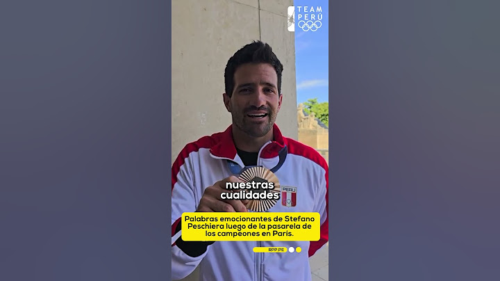 Palabras emocionantes de Stefano Peschiera luego de la pasarela de los campeones en París