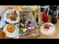 cafe hopping in seoul 🍰 mangwon-dong (vegan cheesecake, french toast, strawberry meringue roulade)