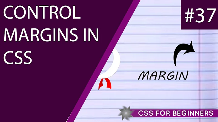 CSS Tutorial For Beginners 37 - Margins