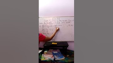 [Class-8 Revised NCERT Syllabus] Linear Equations in One Variable | Ex - 2.1 Q8 Easy Solution#shorts