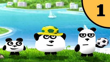 3 Pandas 3 In Brazil. Walkthrough Level 1