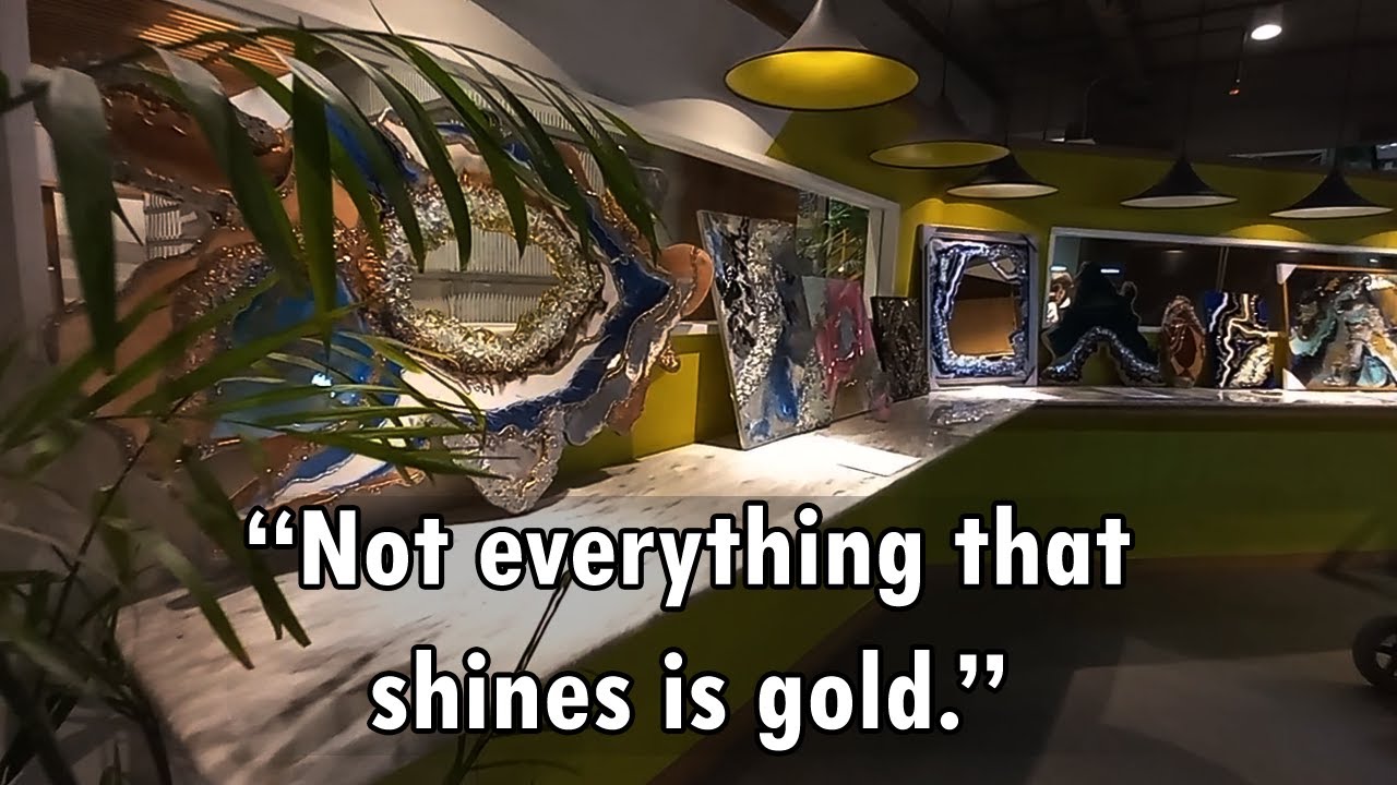 Resin Art Exhibition Indus Valley School of Arts Mehreen Saleem Karachi YouTube