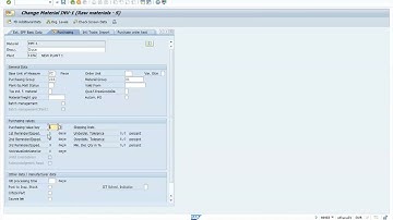 SAP MM Lessons - Purchasing Value Key  #sap
