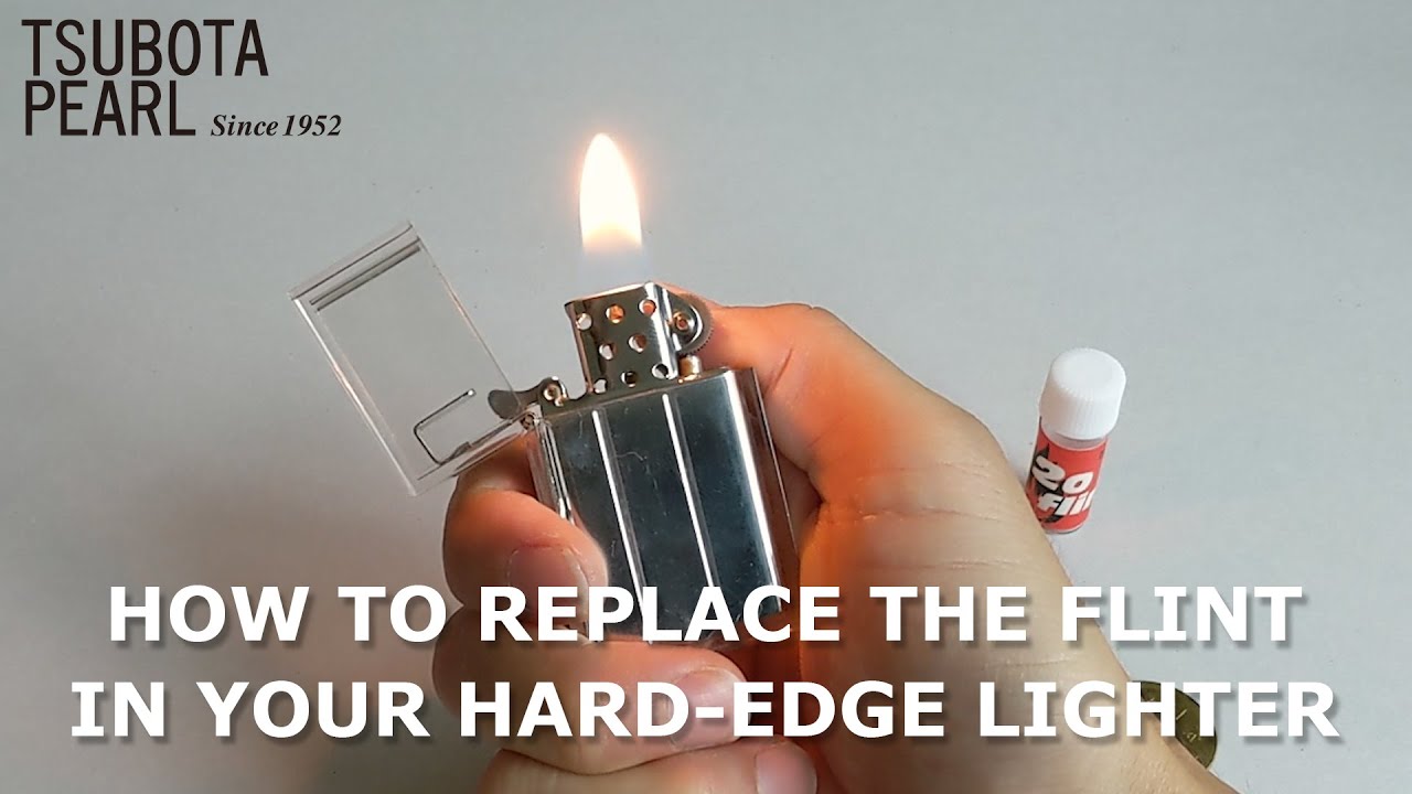 HOW TO REPLACE THE FLINT IN HARD-EDGE LIGHTER YouTube