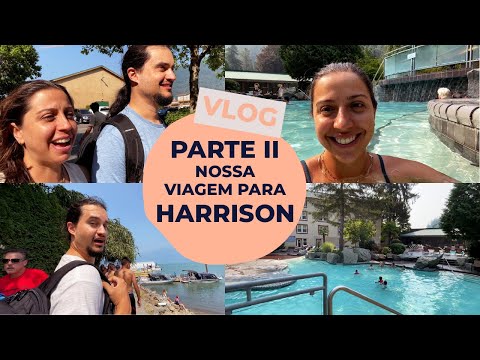 VERÃO ☀️ em Harrison HOT SPRINGS [piscina na chuva e jetski] VLOG Canadá #16
