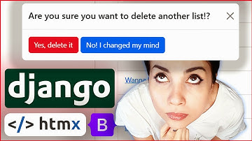 Adding Dynamic Delete Feature to Django Website with HTMX & Bootstrap  | Complete Tutorial [8]