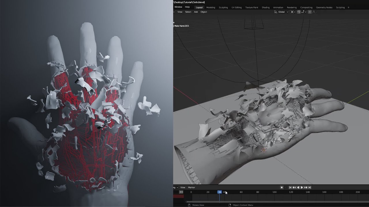 Blender - Easy Peel Effects