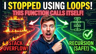 Python Recursion Explained in 10 Minutes (Stop Using Loops?) Without Crashing Your Code !