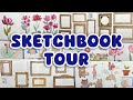 SKETCHBOOK TOUR! 16 Months of Doodles, Drawings, Watercolor &amp; Artistic Growth 🎨 Low-Pressure Journal