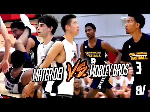Mobley Brothers VS Mater Dei! MIKE WANG on FIRE & Compton Magic Players Go AT It