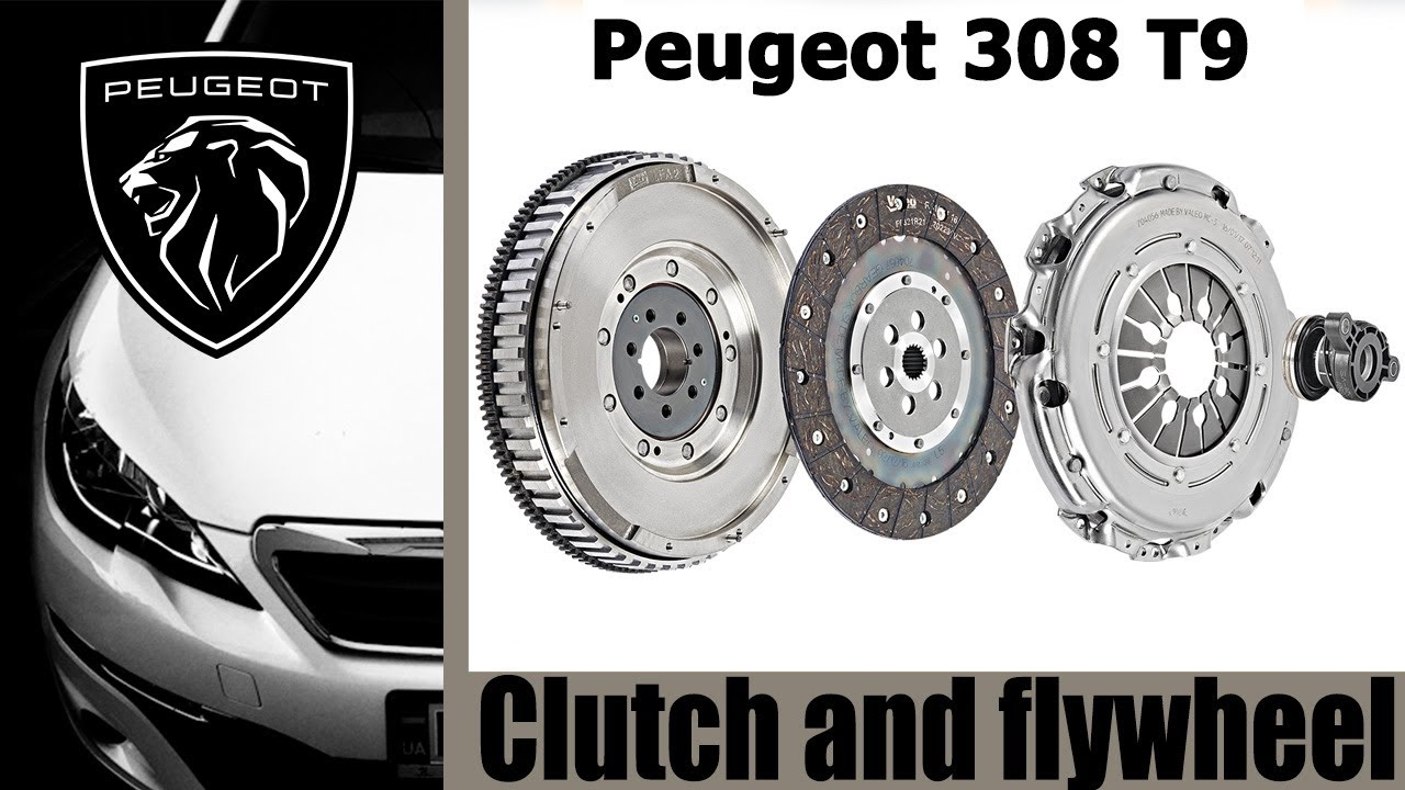 Replacement of the two-mass flywheel and clutch 1.6 HDI