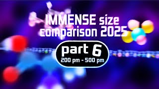 IMMENSE size comparison 2025 | part 6 : 200 - 500 pm