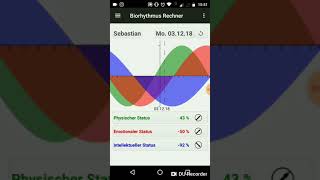 Biorhythm Calculator screenshot 2