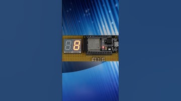 ESP32 Seven Segment Display Up-Counter | Count 0-9 Easily! #esp32 #upcounter #arduinoproject
