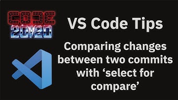 VS Code tips — Comparing changes between two commits with 