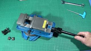 3'' ACCU LOCK VEVOR MACHINE VICE & HOW TO USE IT ON A SMALL BENCH DRILL