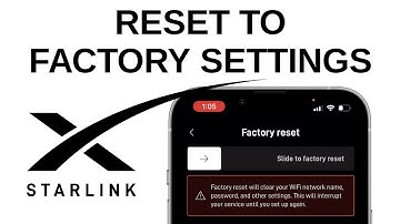 How to Reset Starlink Network to Factory Settings
