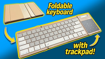 Dit toetsenbord voegt een trackpad toe aan je iPad Mini