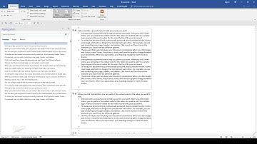 How can you split Word documents into multiple documents?