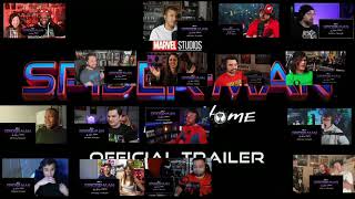 SPIDER-MAN: NO WAY HOME. OFFICIAL TRAILER REACTION MASHUP. Trailer 2 Reaction Mashup.