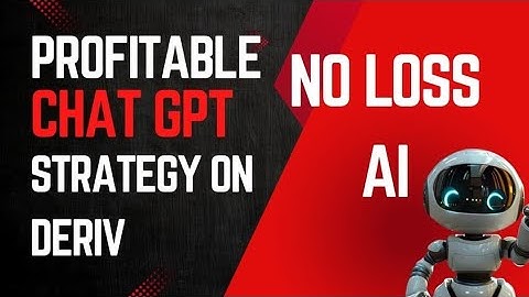 ChatGPT Secret Deriv Trading Ai Bot Results. Most Wanted Ai Robot