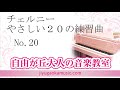 チェルニーやさしい20の練習曲　No.20　自由が丘大人の音楽教室　ピアノ講師・前田翔太演奏　レッスン参考動画