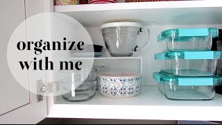 ORGANIZE WITH ME | Glass Food Storage