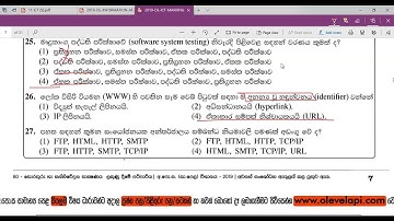 Paper 2019 OL ICT video 2