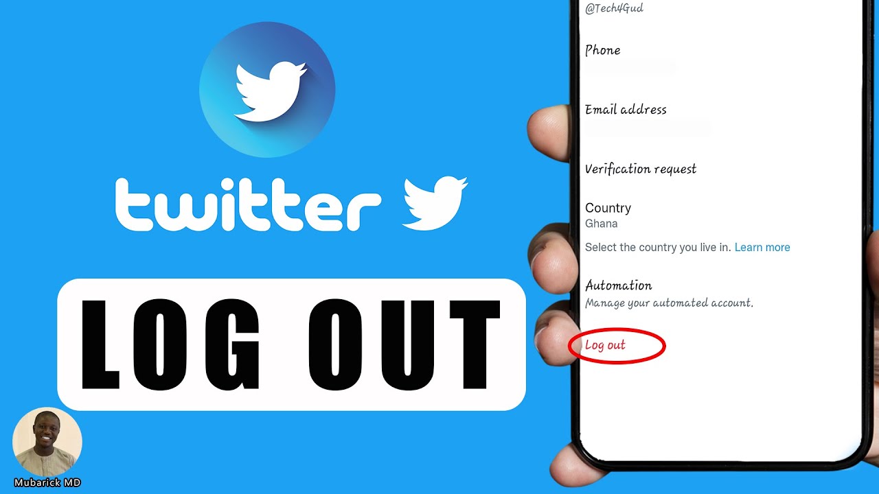 How to Log Out on Twitter in Mobile || How to sign out twitter - YouTube