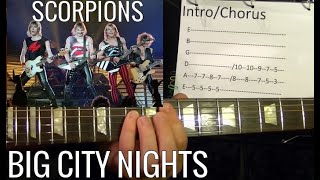 Big City Nights by The Scorpions - Guitar Lesson screenshot 4