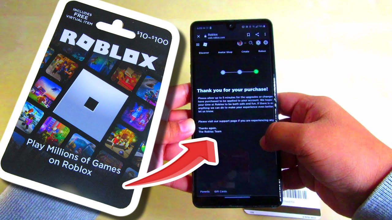 How To Add Roblox Gift Card On Tablet