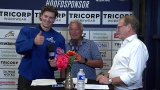 Cas van den Broek, i13media, sprak Tilburg Trapper en Canadese aanvaller Matt McLeod na de training